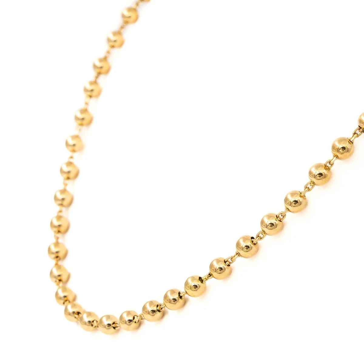 Collier Boules en or jaune - Image 4