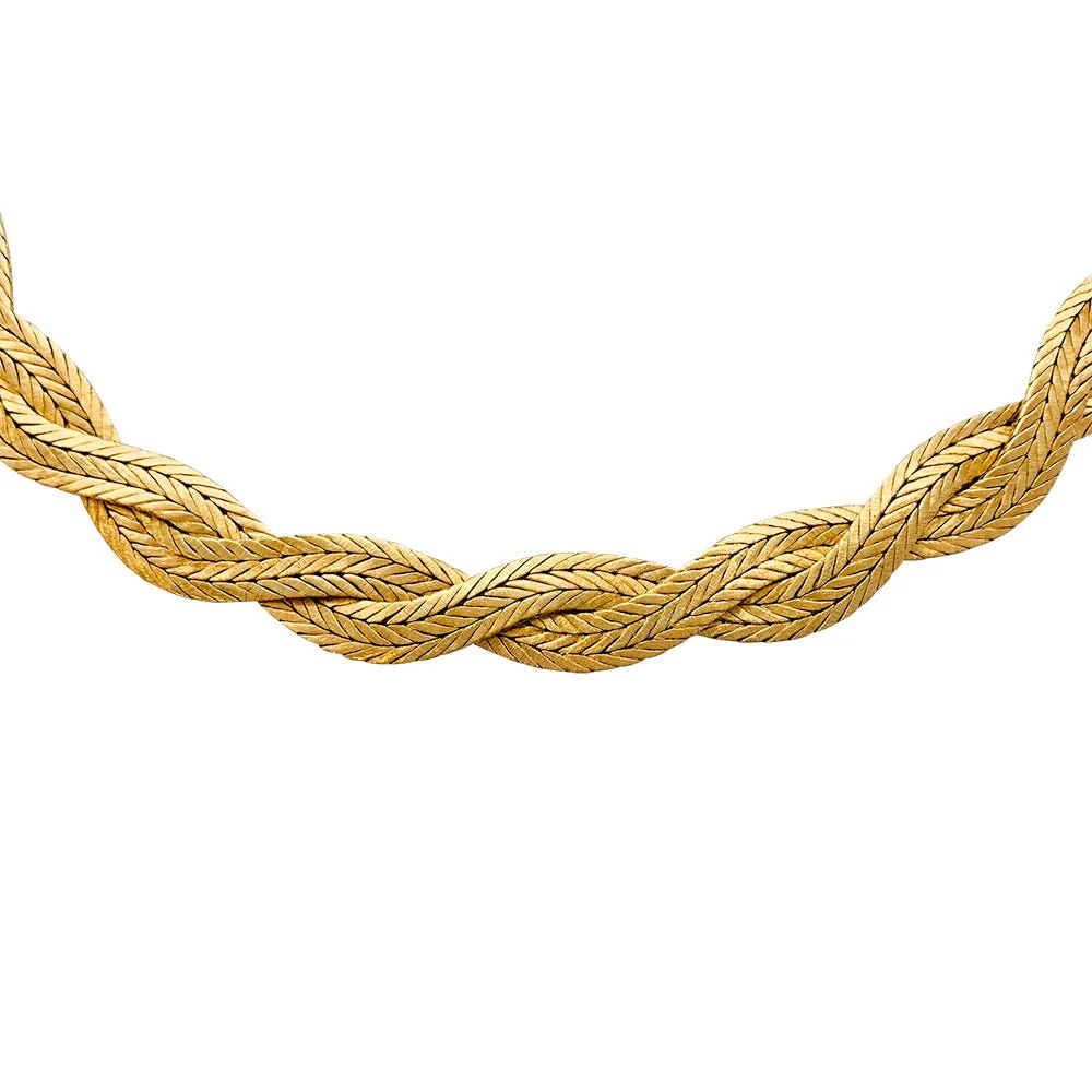 Collier Buccellati, tresse en or jaune - Image 4