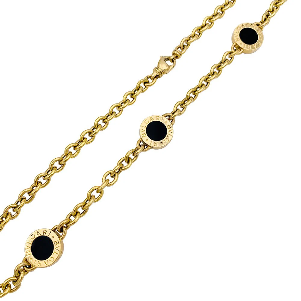Collier BULGARI "Bulgari-Bulgari" en or jaune. - Image 3