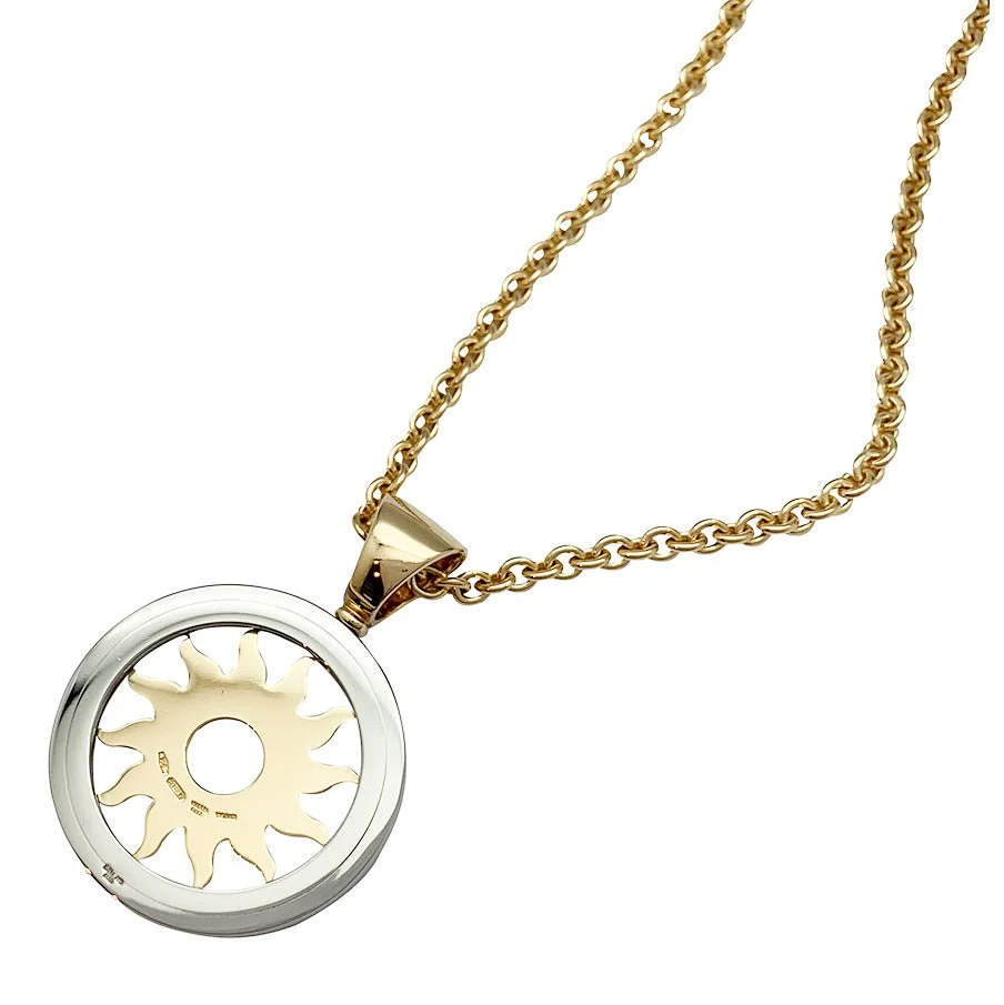 Collier Bulgari, "Tondo", or jaune et acier - Image 5