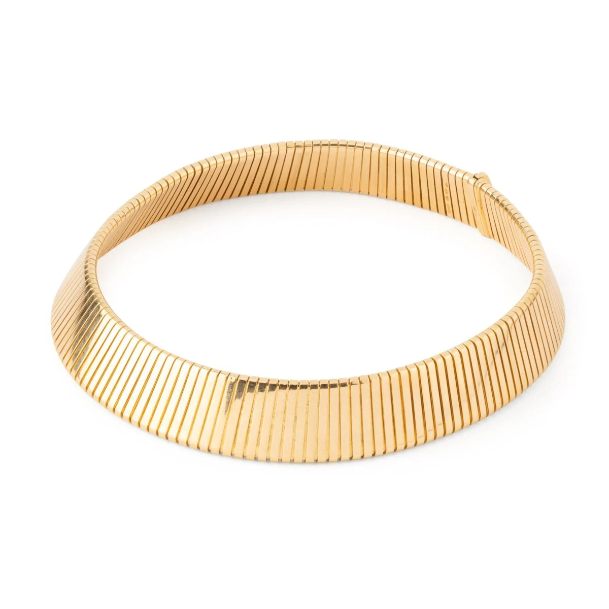 Collier BULGARI "Tubogas" en or jaune - Image 3