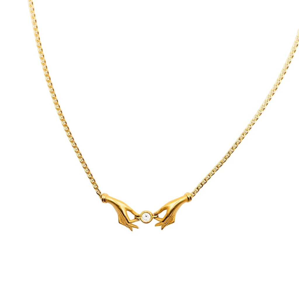 Collier Chaîne CARRERA Y CARRERA "Bonadea" en or jaune et diamants - Image 2