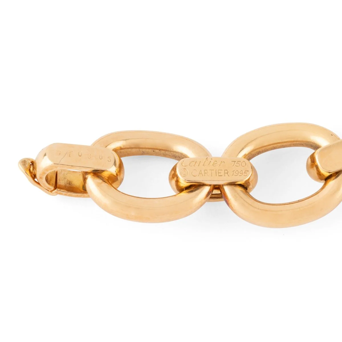 Collier CARTIER "Baignoire" en or jaune - Image 5