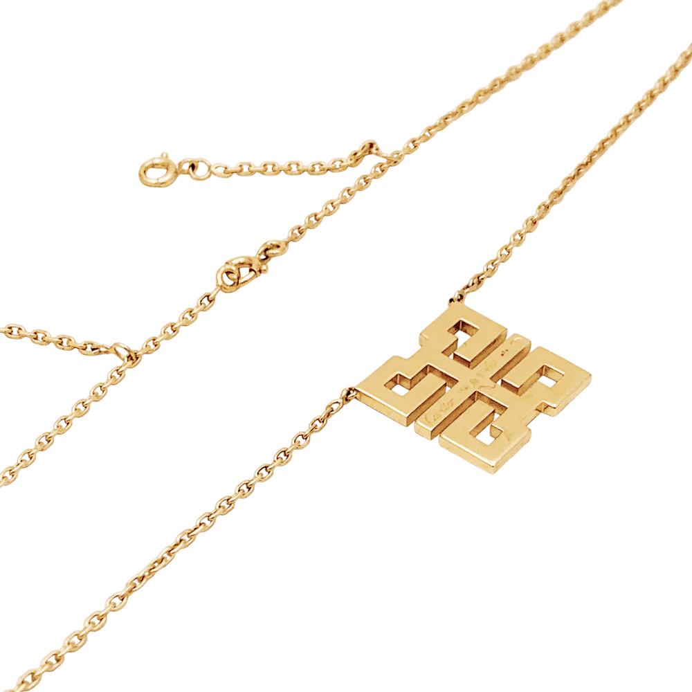 Collier Pendentif CARTIER "Baiser du Dragon" en or jaune et diamants - Image 5