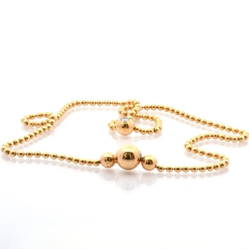 Collier CARTIER "Draperie" en or jaune et diamant - Image 2