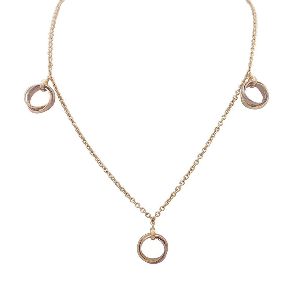 Collier CARTIER "Trinity" en trois ors