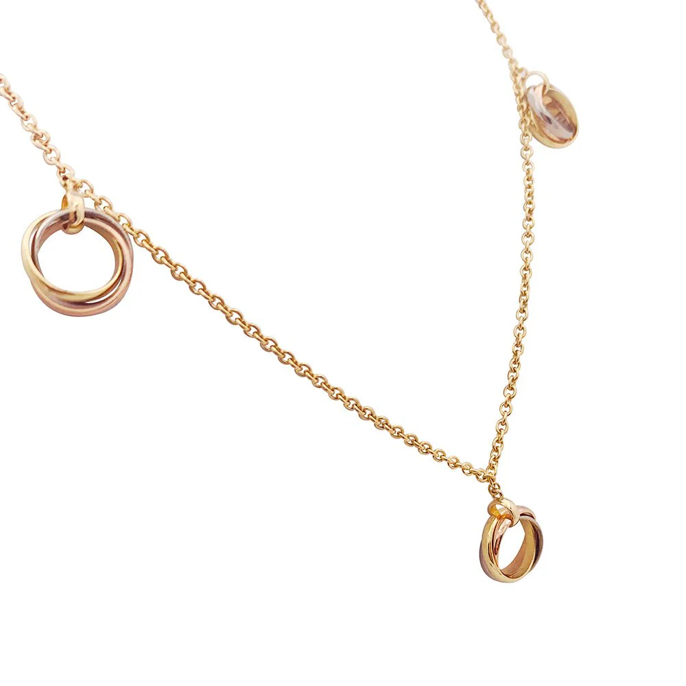 Collier CARTIER "Trinity" en trois ors - Image 3