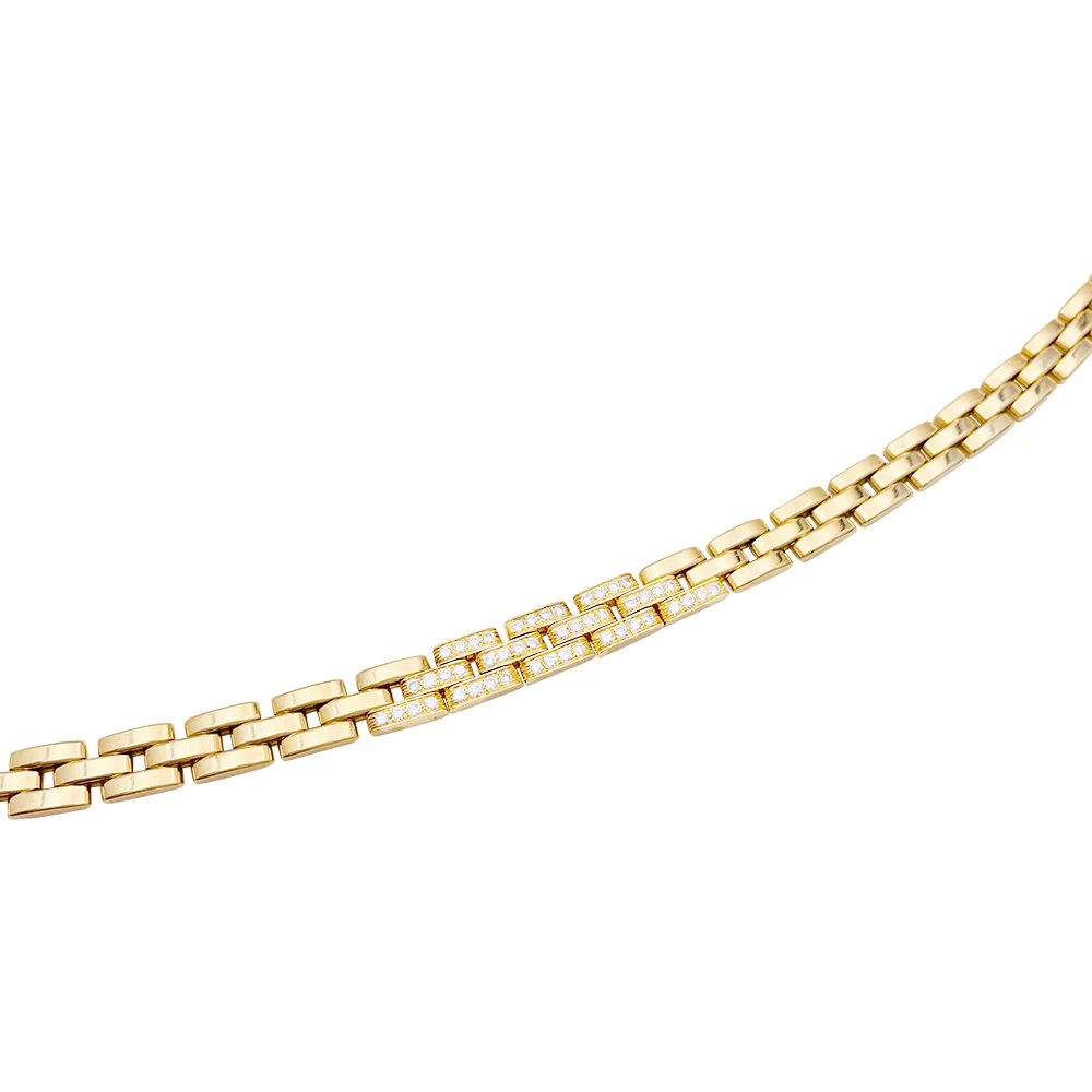Collier CARTIER "Tyrana" en or jaune et diamants - Image 6