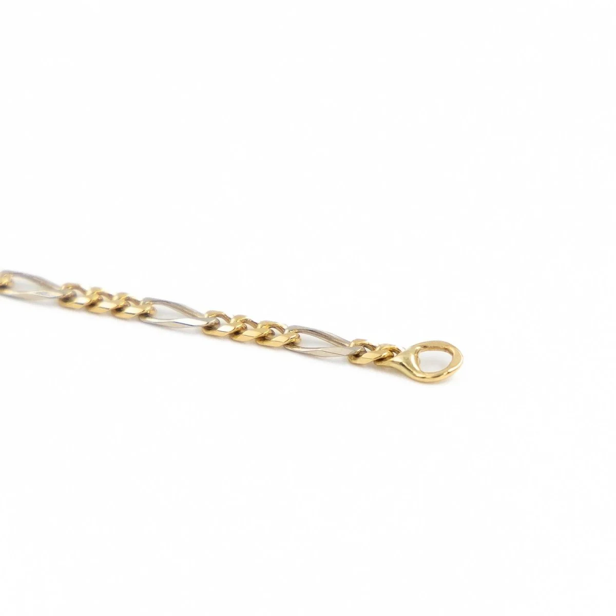 Collier Chaîne maille cheval en 2 ors - Image 3
