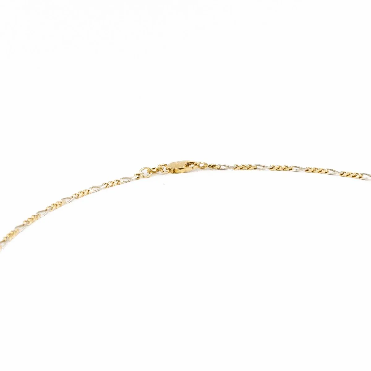 Collier Chaîne maille cheval en 2 ors - Image 4