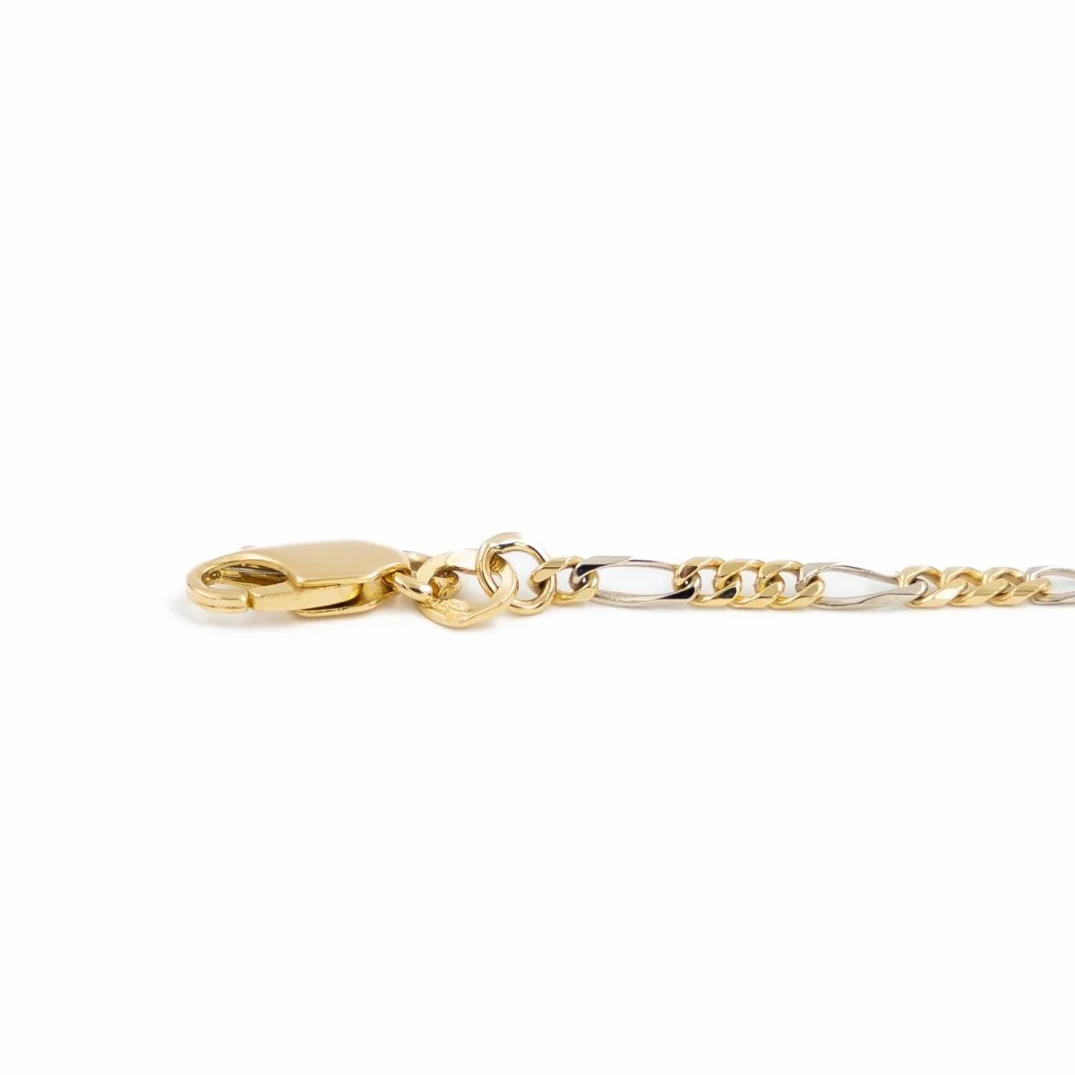 Collier Chaîne maille cheval en 2 ors - Image 5