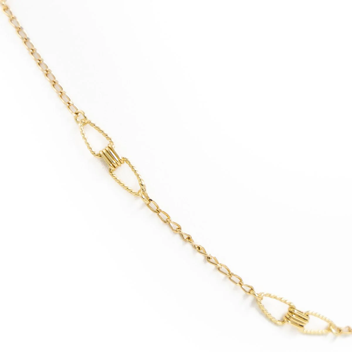 Collier Chaîne maille fantaisie en or jaune - Image 6