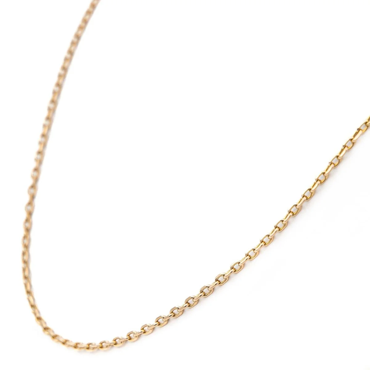 Collier Chaîne maille forçat en or jaune - Image 4