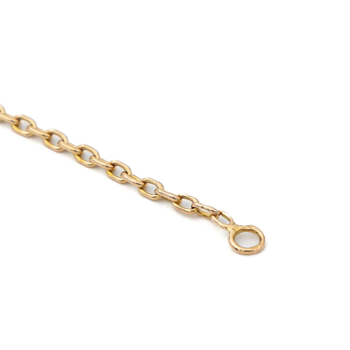 Collier Chaîne maille forçat en or jaune - Image 5