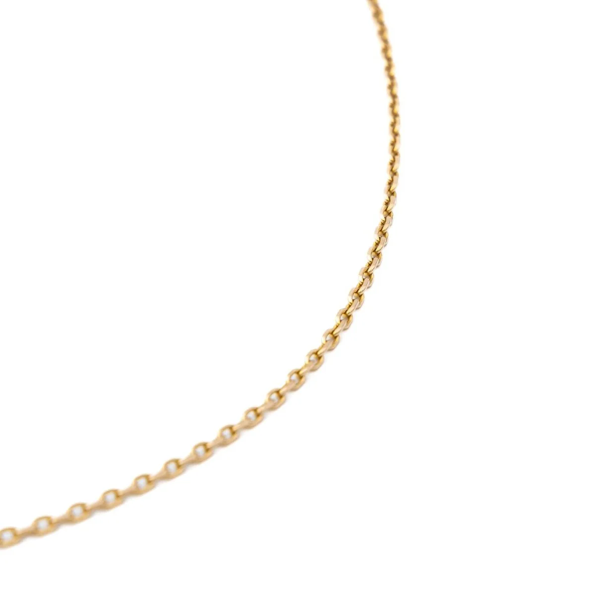 Collier Chaîne maille forçat en or jaune - Image 6