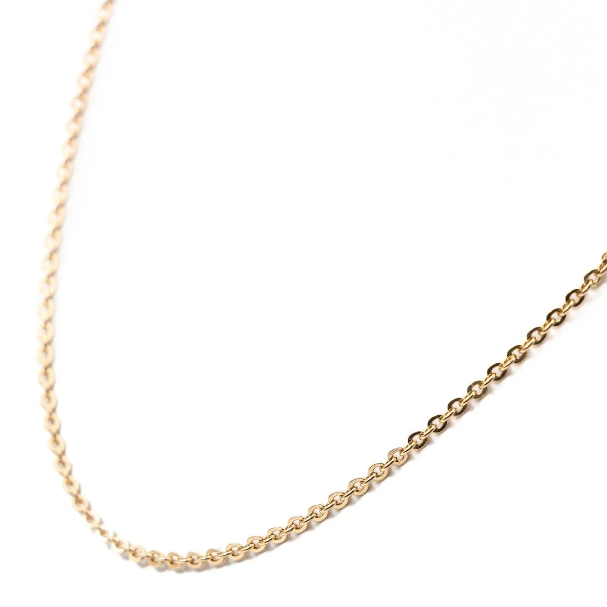 Collier Chaîne maille jaseron en or jaune - Image 5