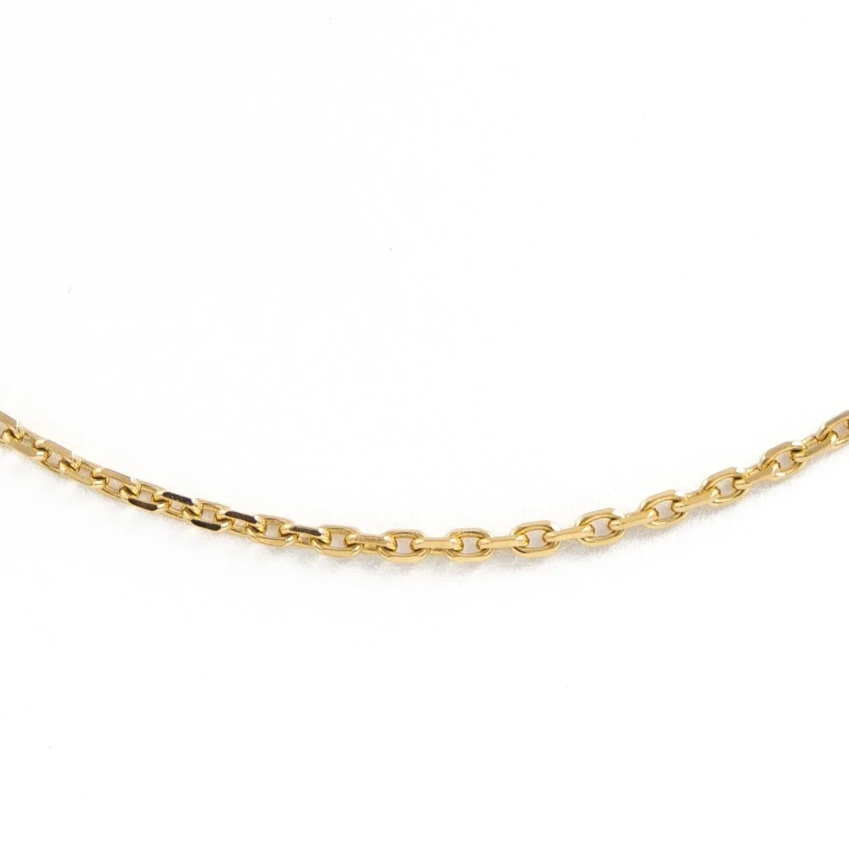 Collier Chaîne maille forçat en or jaune