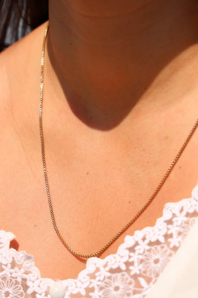 Collier Chaîne Or rose - Image 2