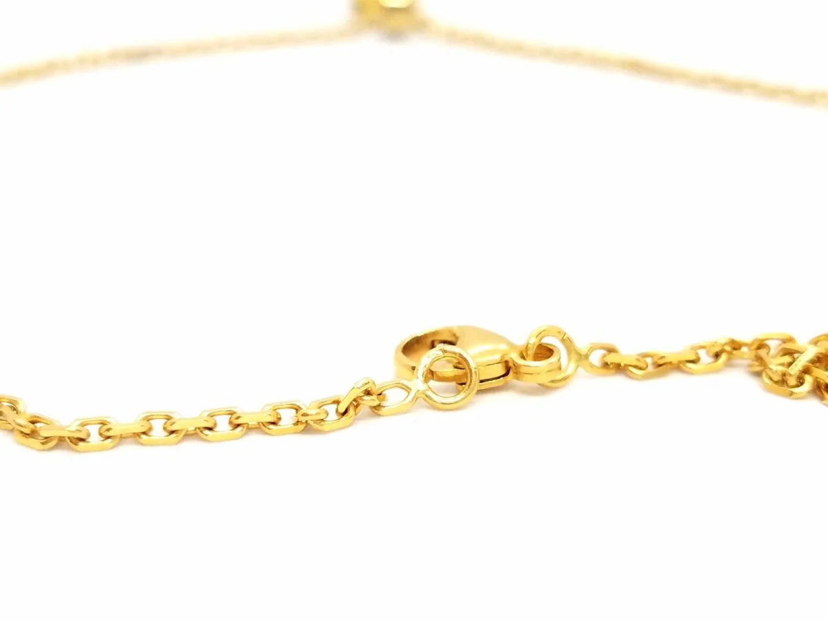 Collier Pendentif en or jaune et diamants - Image 5