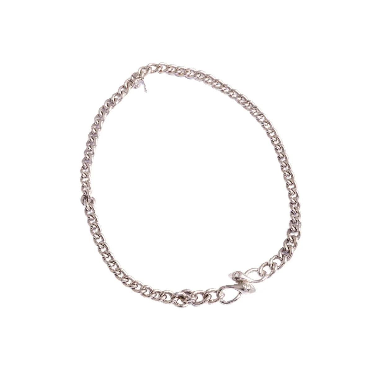 Collier Chaîne VAN CLEEF & ARPELS en or blanc et diamant