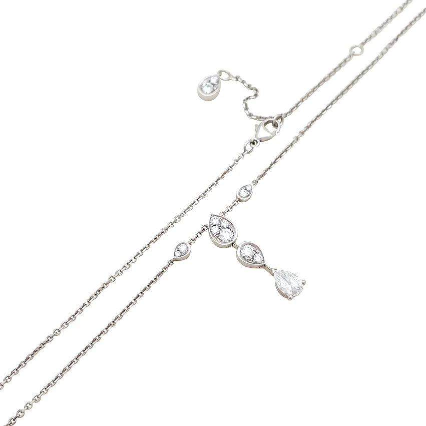 Collier CHAUMET "Joséphine" en or blanc et diamants - Image 4