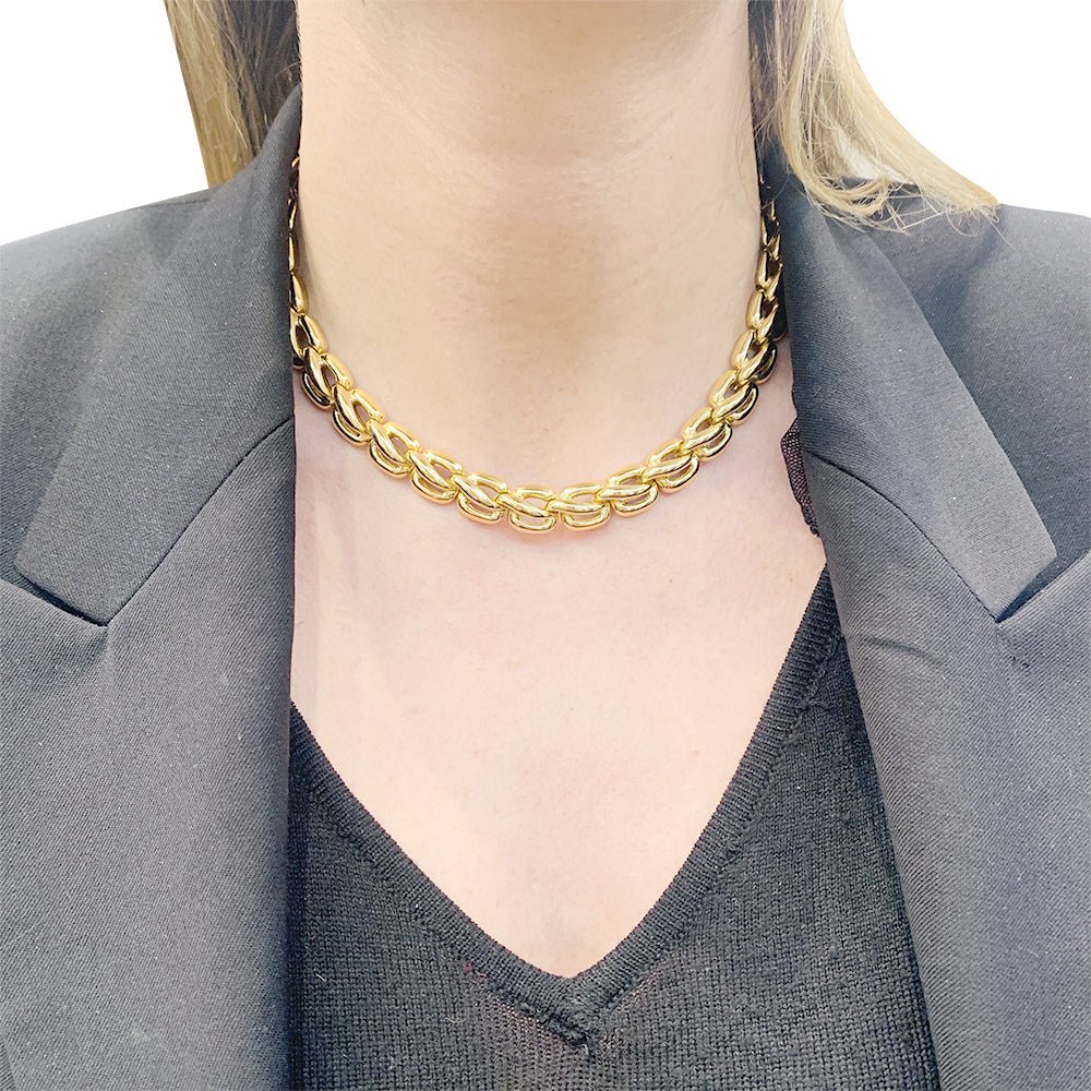 Collier CHAUMET "Kalinska" en or jaune - Image 3