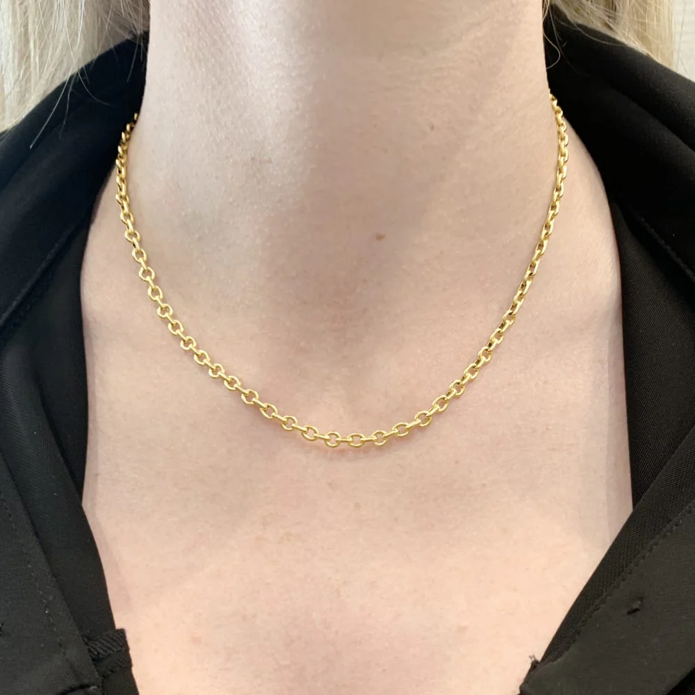 Collier Chaîne CHAUMET en or jaune - Image 2