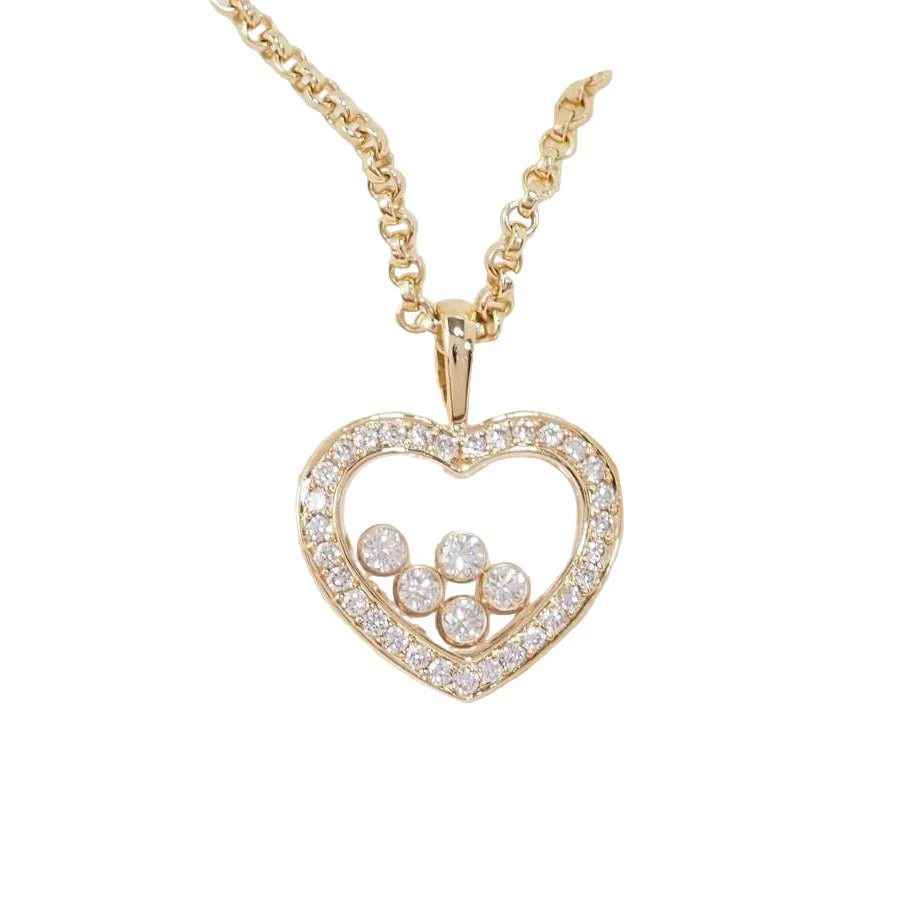 Collier Pendentif CHOPARD "Happy Diamonds" en or jaune et diamants - Image 3