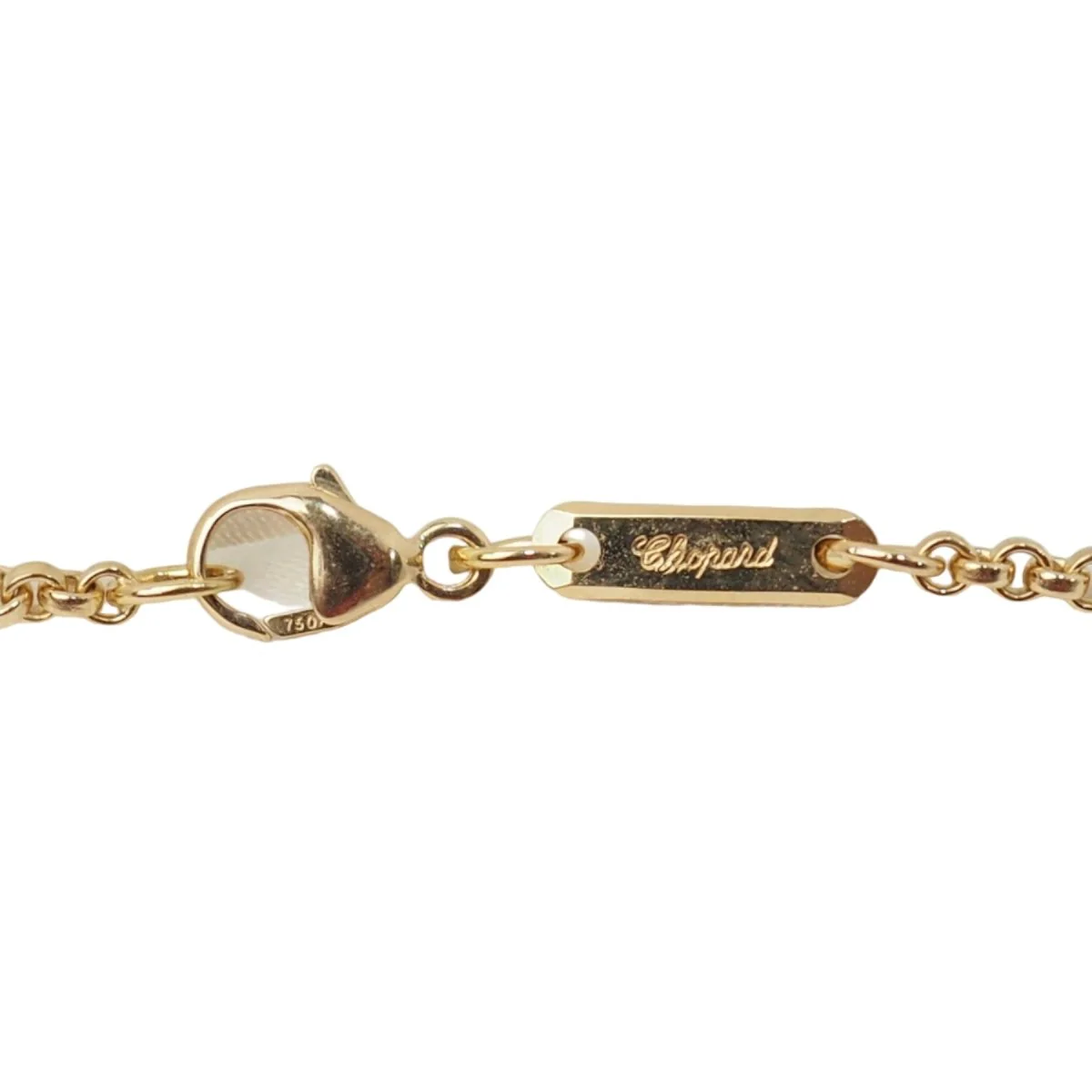 Collier Pendentif CHOPARD "Happy Diamonds" en or jaune et diamants - Image 4