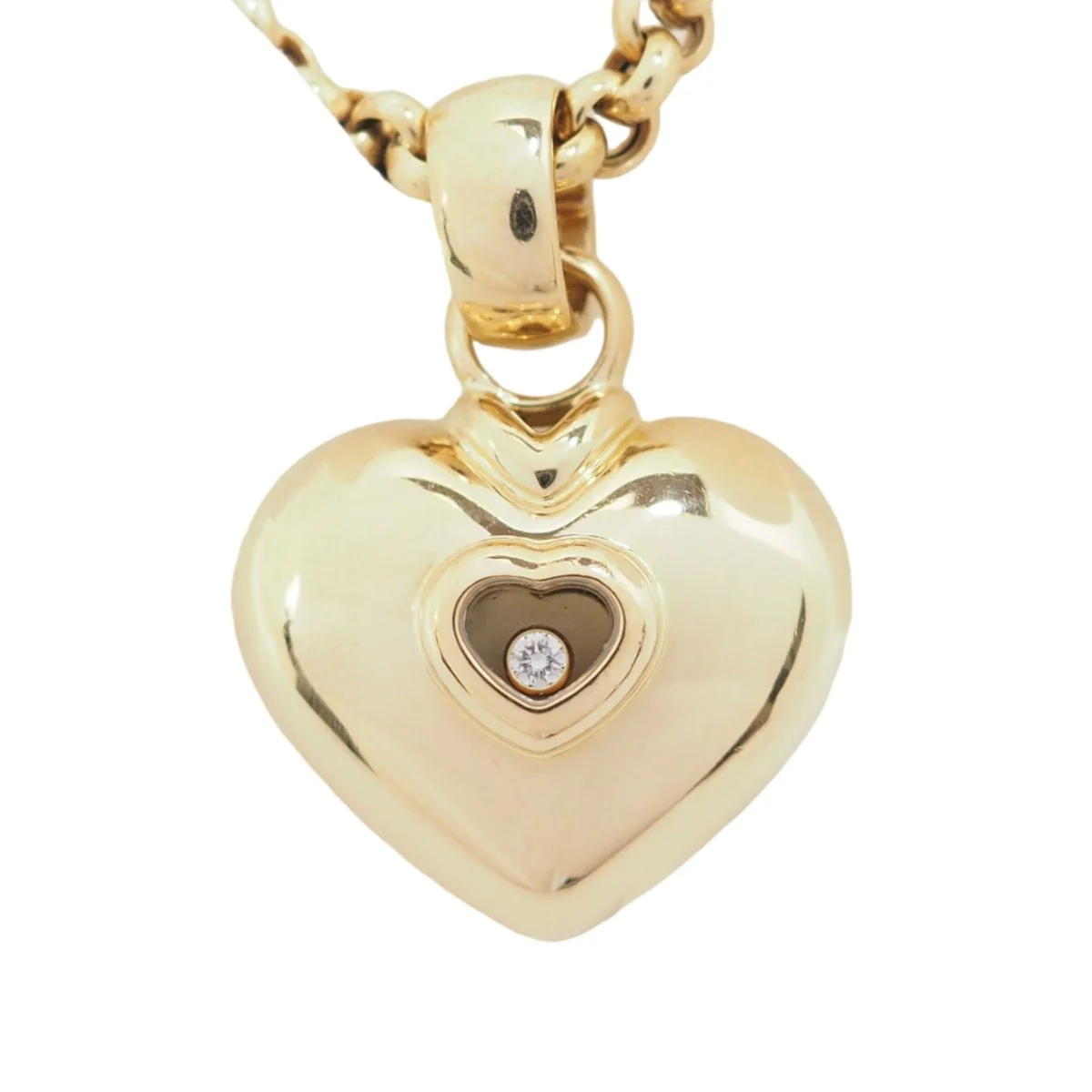 Collier Chopard Happy Diamonds en or jaune et diamant - Image 2