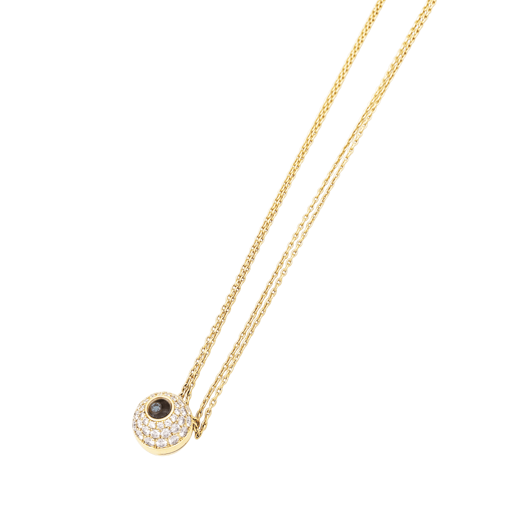 Collier Pendentif CHOPARD "Happy Spirit" en or jaune et diamants - Image 5