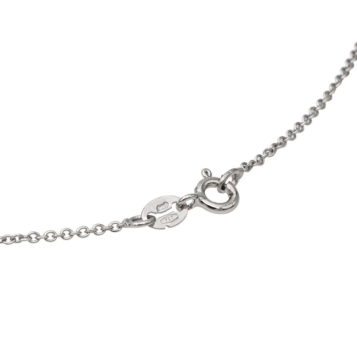 Collier Coeur Or blanc Diamant - Image 4
