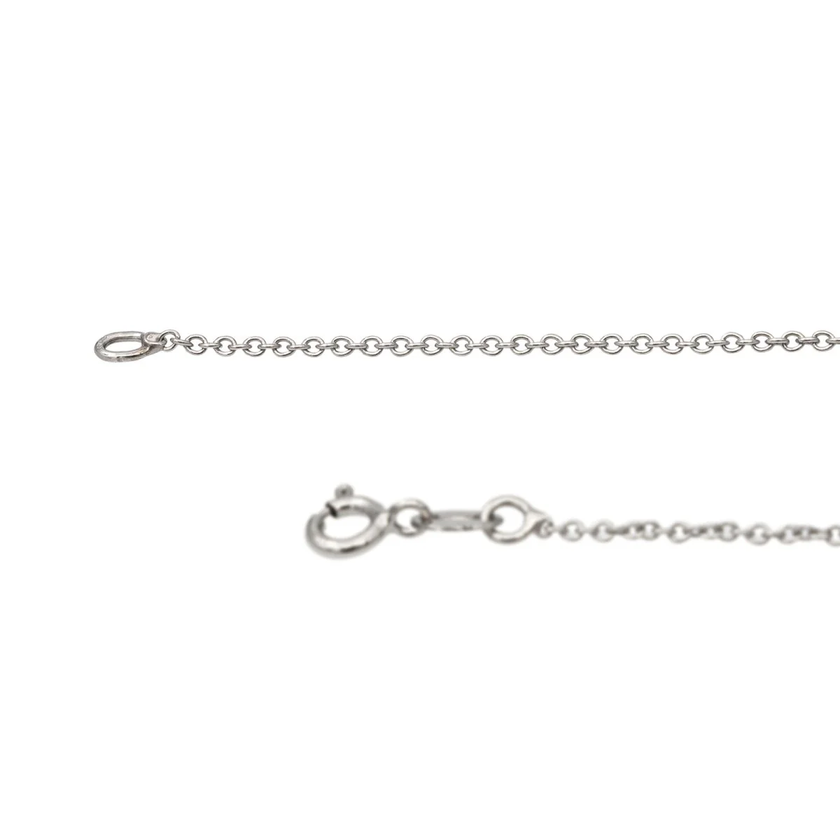 Collier Coeur Or blanc Diamant - Image 7