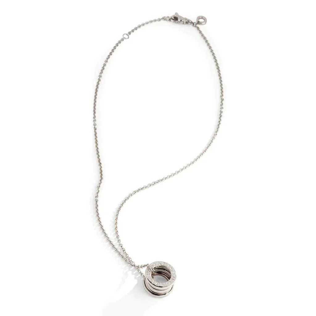 Collier de la maison Bvlgari, collection B.Zero1 en or gris - Image 5