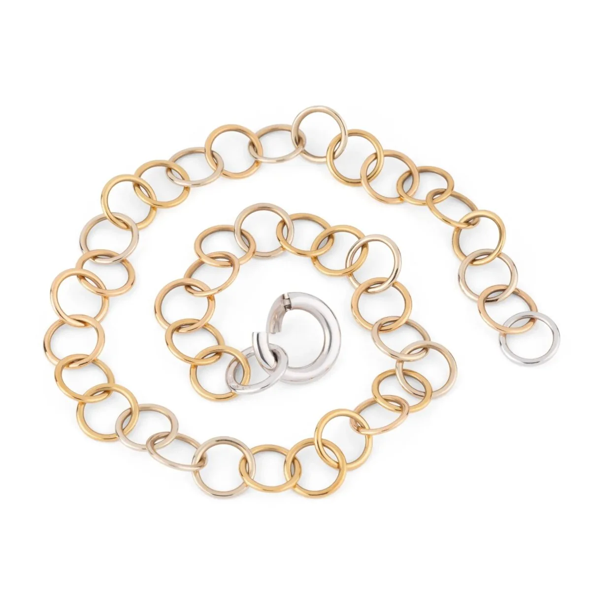 Collier de la Maison Pomellato modèle Lucciole en or jaune et gris. - Image 2