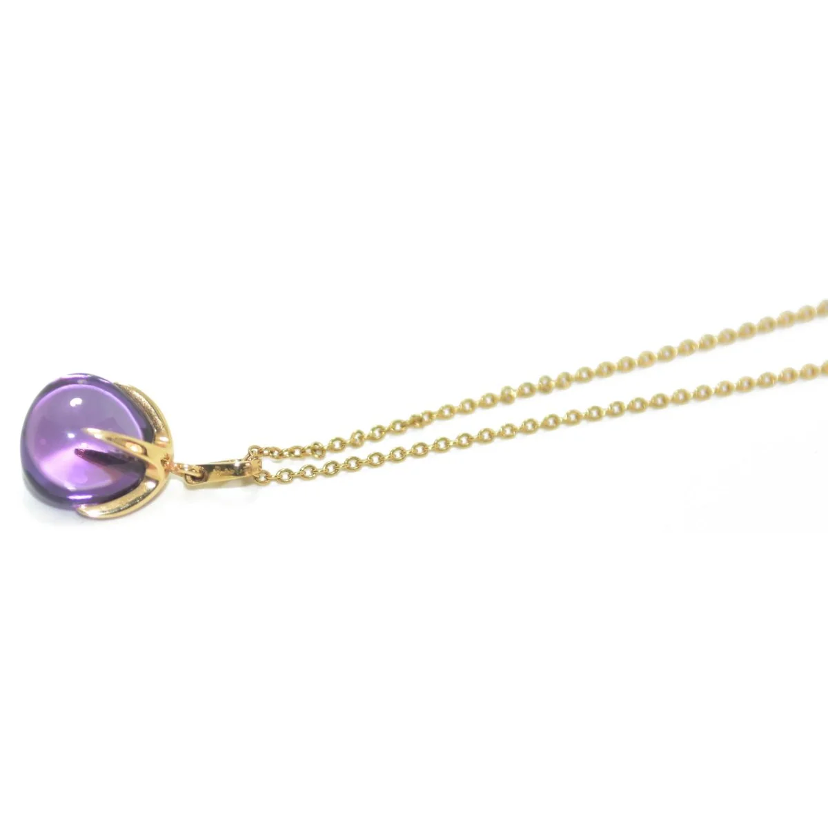 Collier de la maison Pomellato modèle Veleno en or rose et améthyste - Image 3