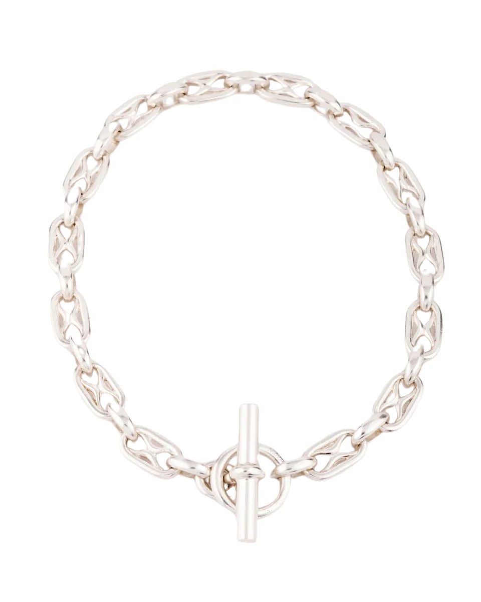 Collier de maison Hermès modèle chaîne d'ancre