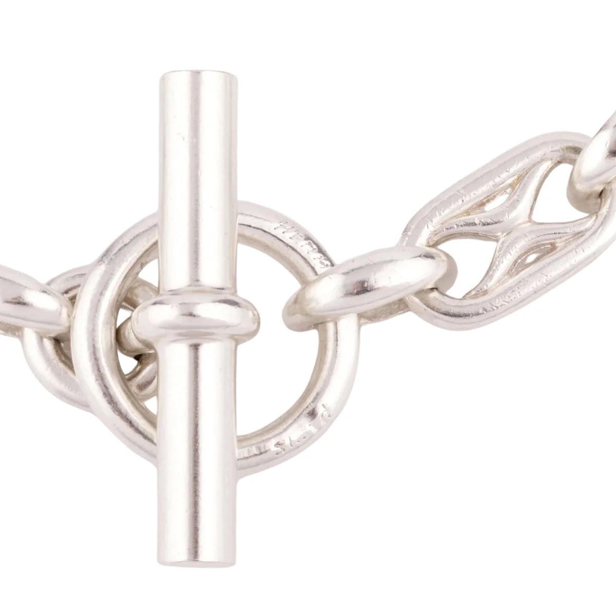 Collier de maison Hermès modèle chaîne d'ancre - Image 5