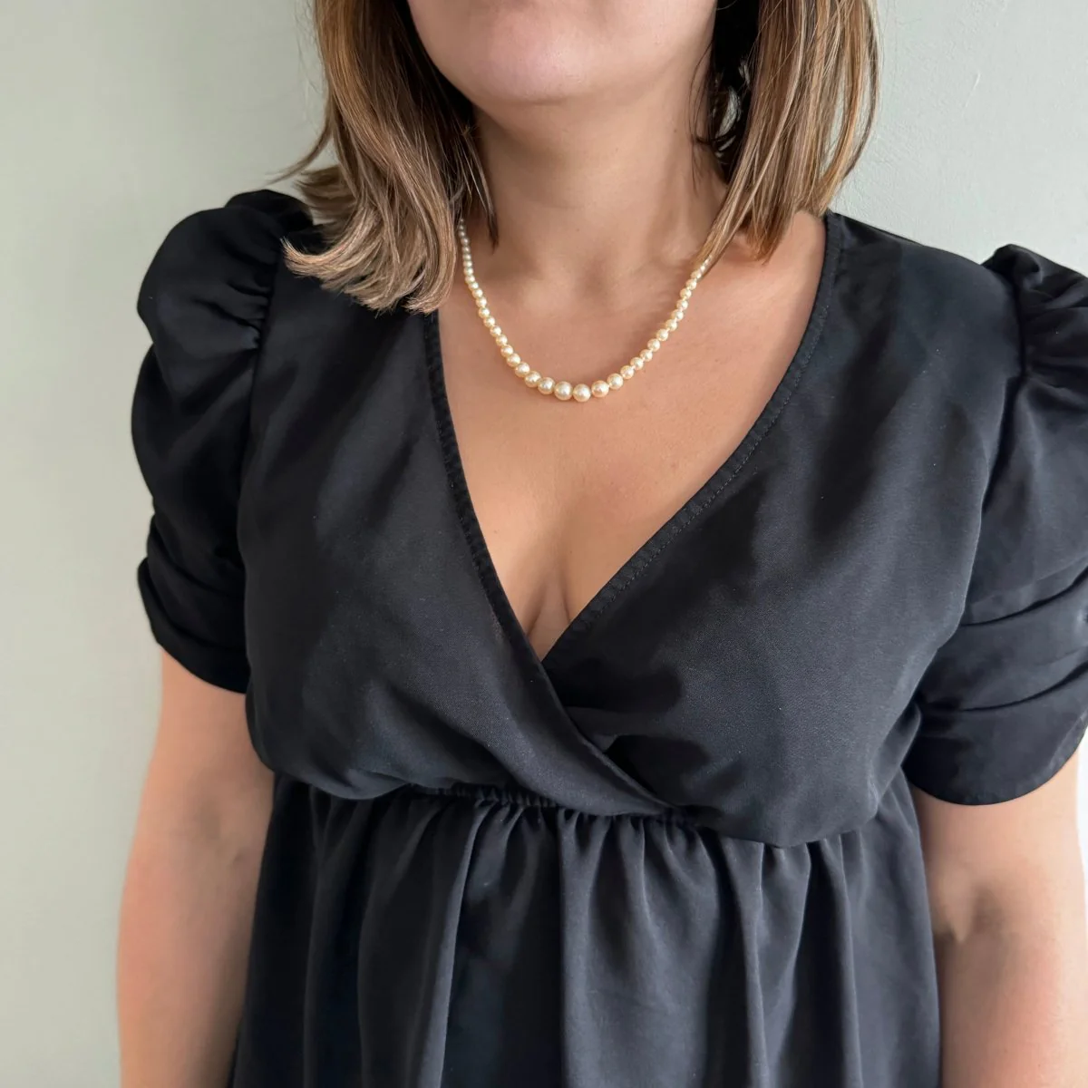 Collier Perles en or jaune - Image 2