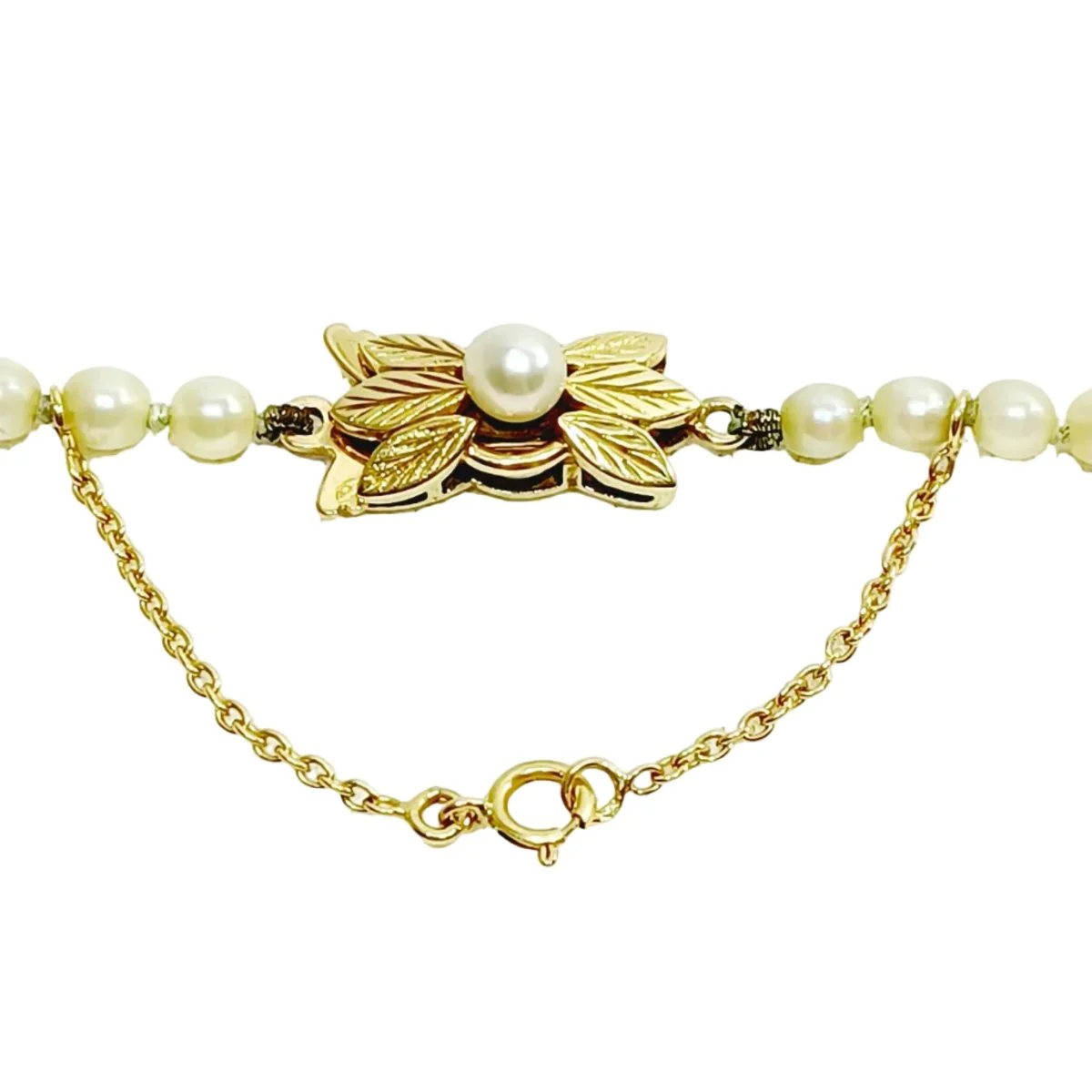 Collier Perles en or jaune - Image 4