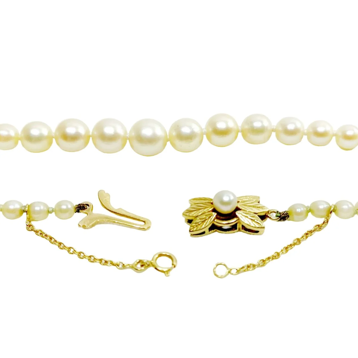 Collier Perles en or jaune - Image 5
