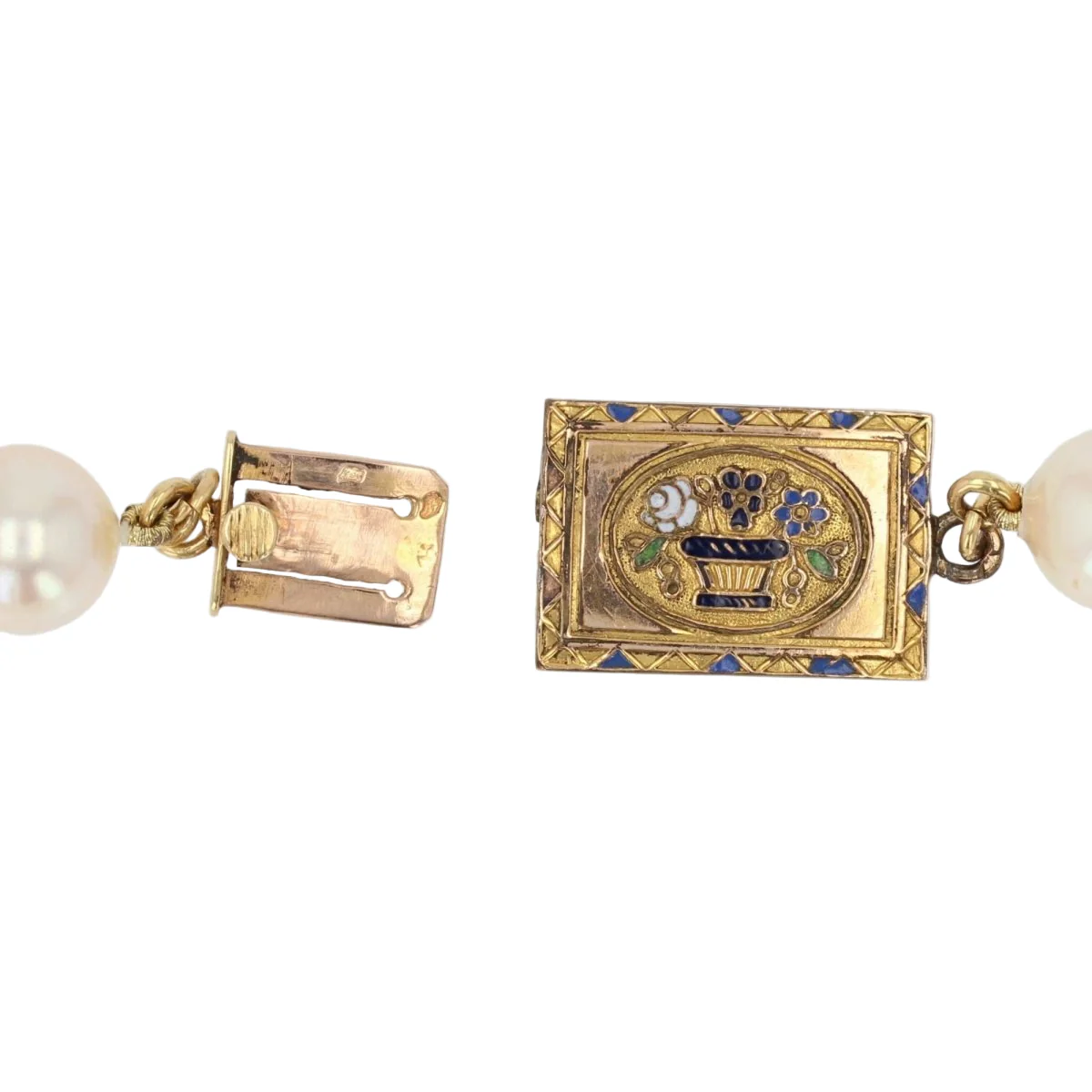 Collier Perles en or rose - Image 5