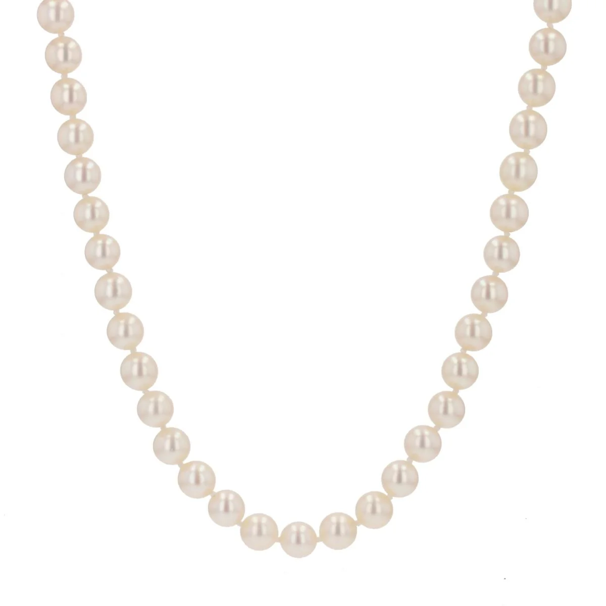 Collier Perles en or jaune et diamants