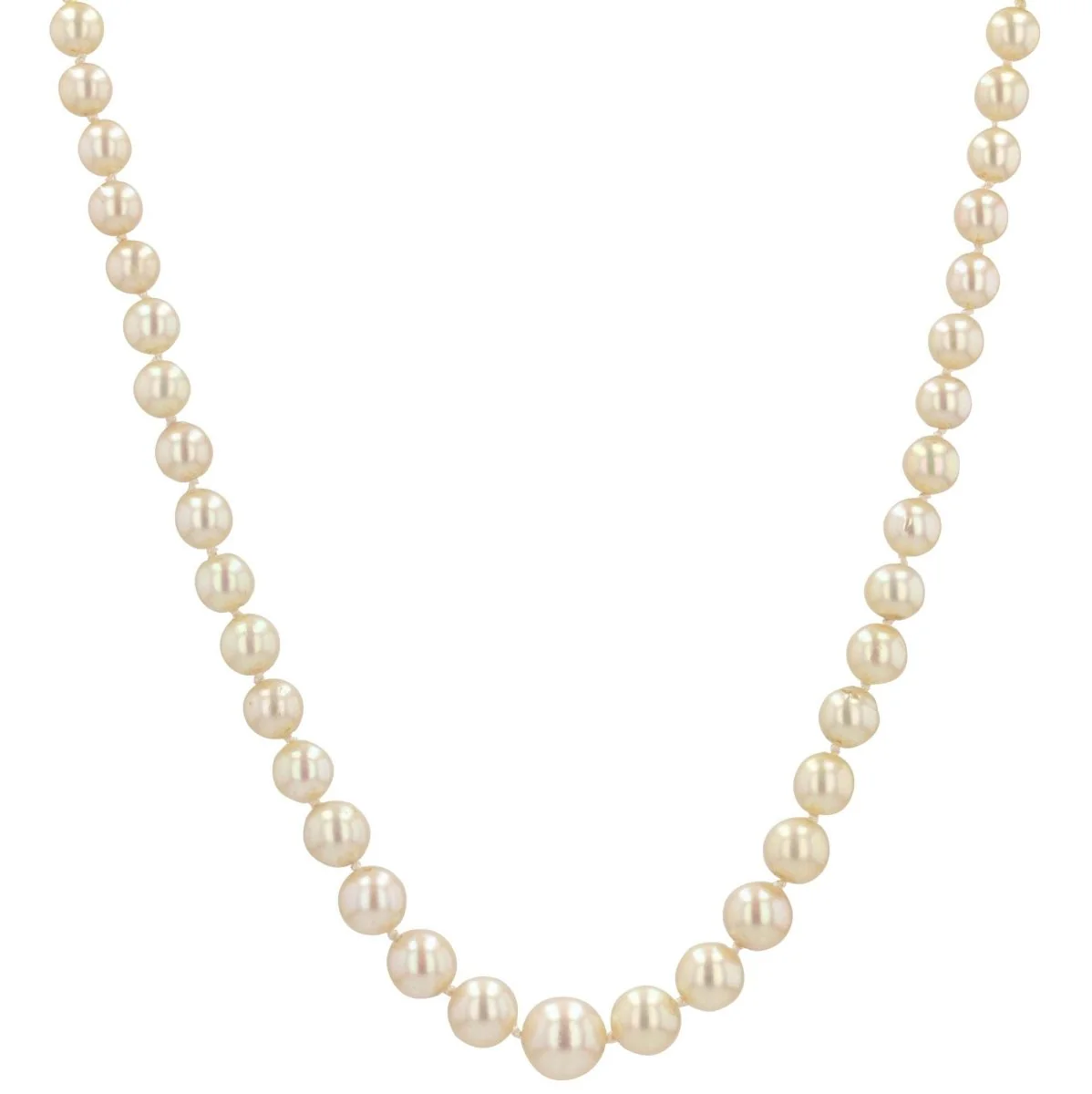 Collier Perles en or blanc