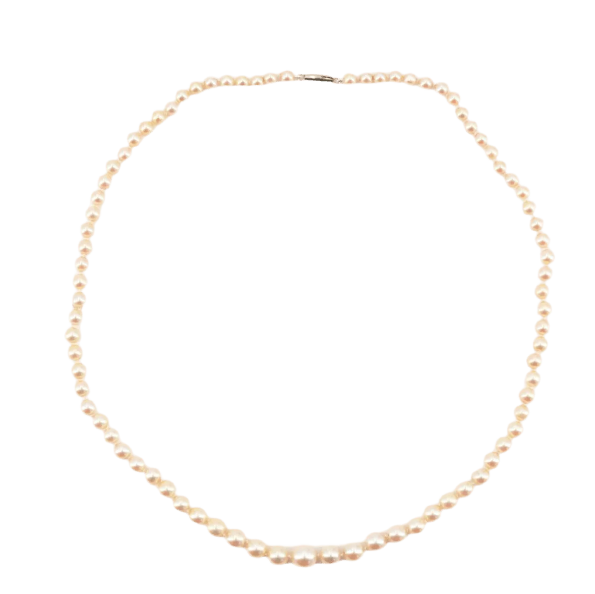 Collier Perles en or blanc - Image 3
