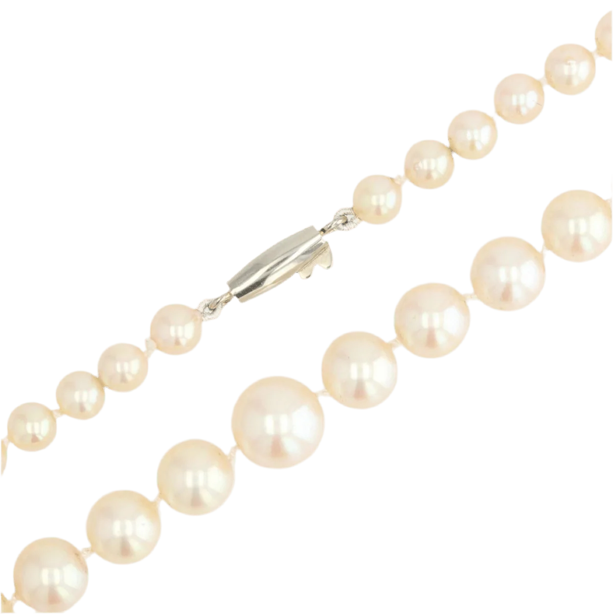 Collier Perles en or blanc - Image 4