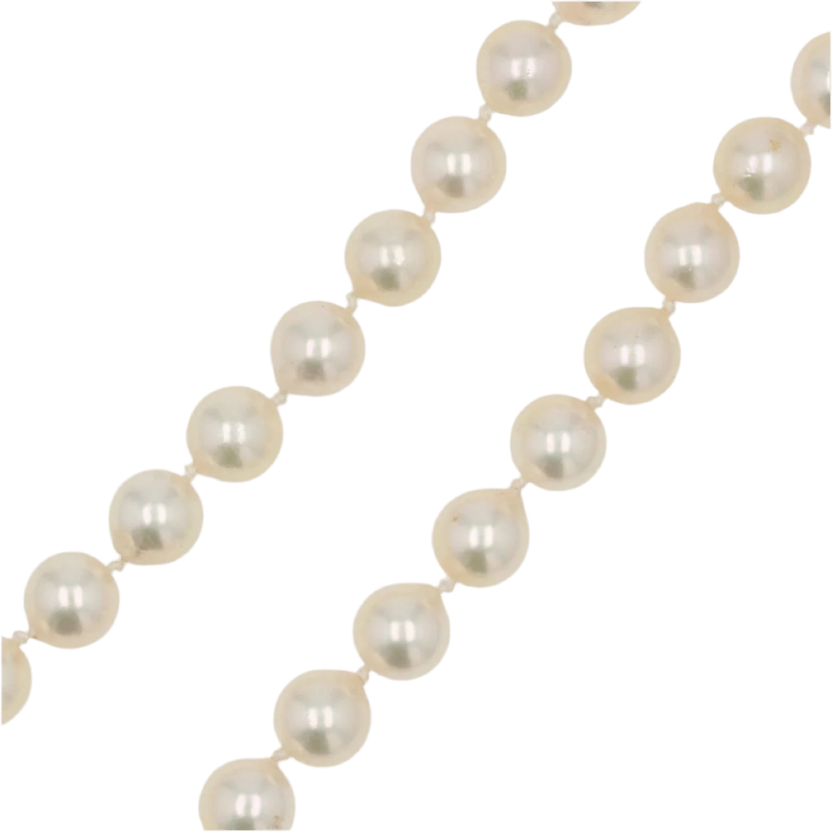 Collier Perles en or blanc, rubis et diamants - Image 4