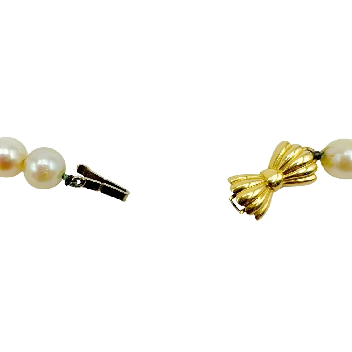 Collier Perles en or jaune - Image 3