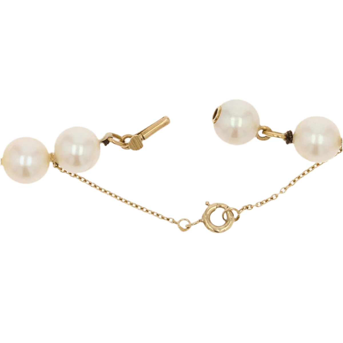 Collier Perles en or jaune - Image 5