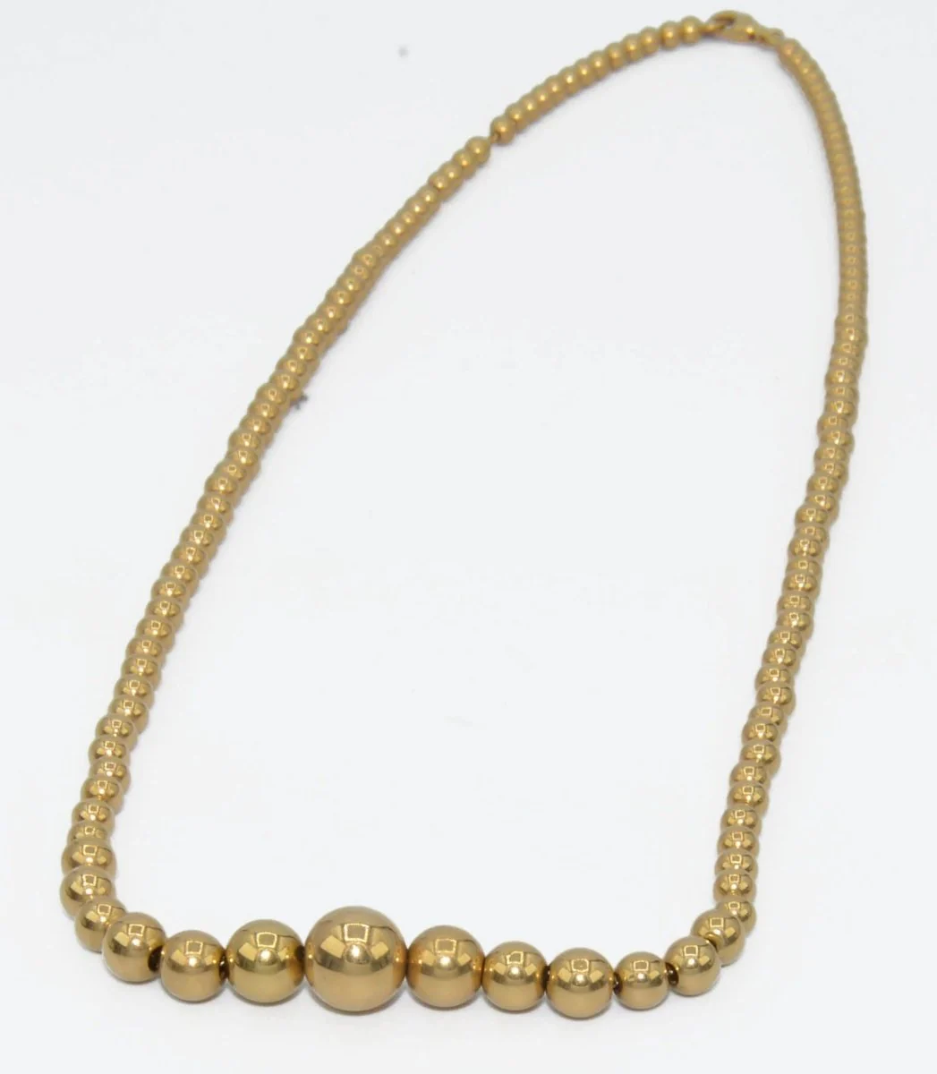 Collier Marseillais orné de perles en or - Image 3